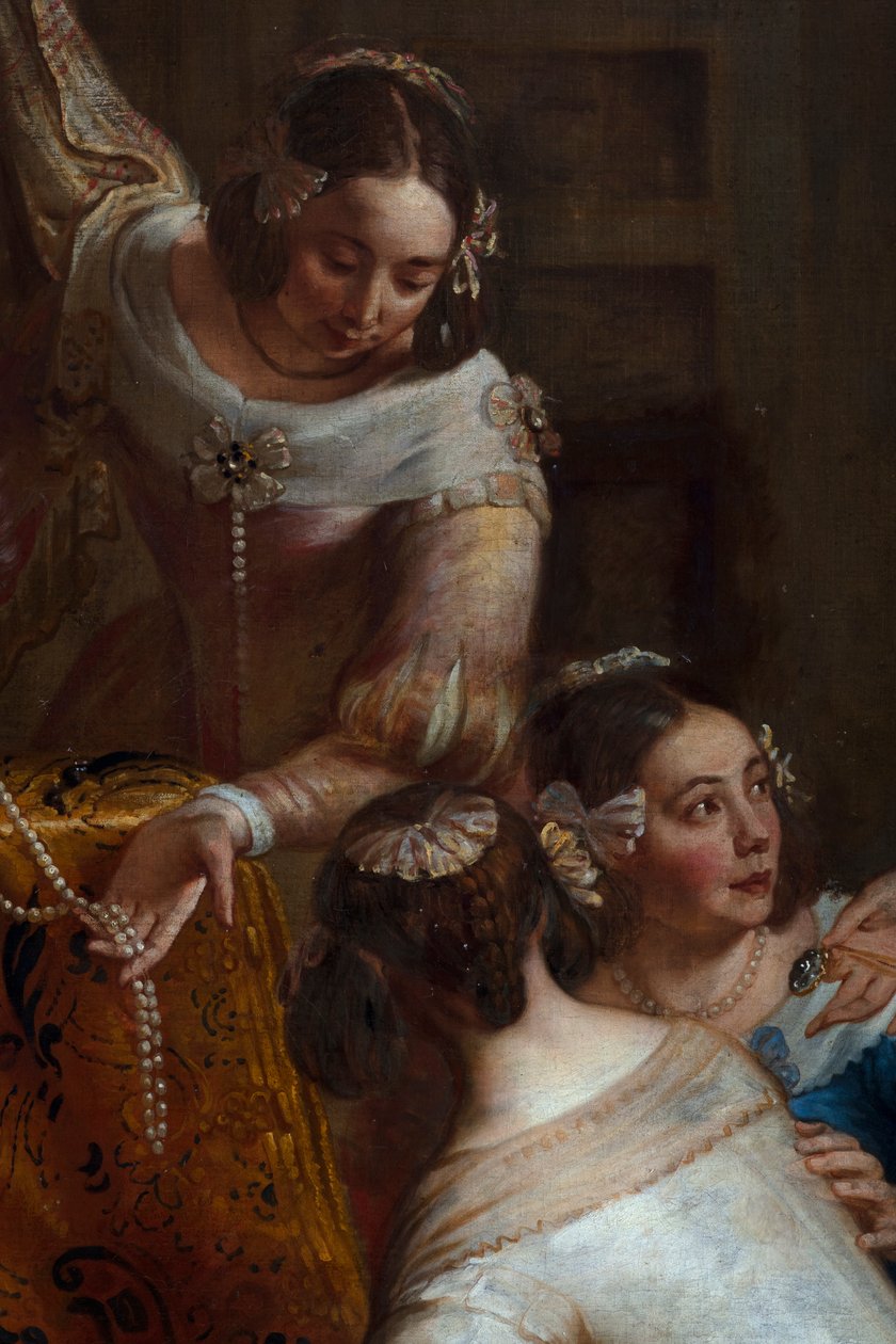 Arcyksiężniczka Izabela Hiszpańska, która przekazuje swoje klejnoty Bazylice św. Marcina w Halle autorstwa Gaspar De Crayer