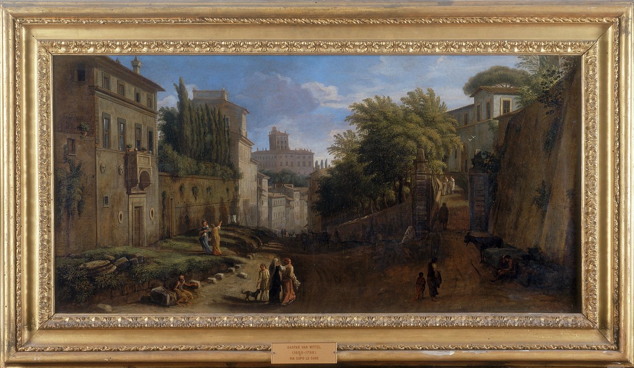 Przez Capo le Case autorstwa Gaspar van Wittel