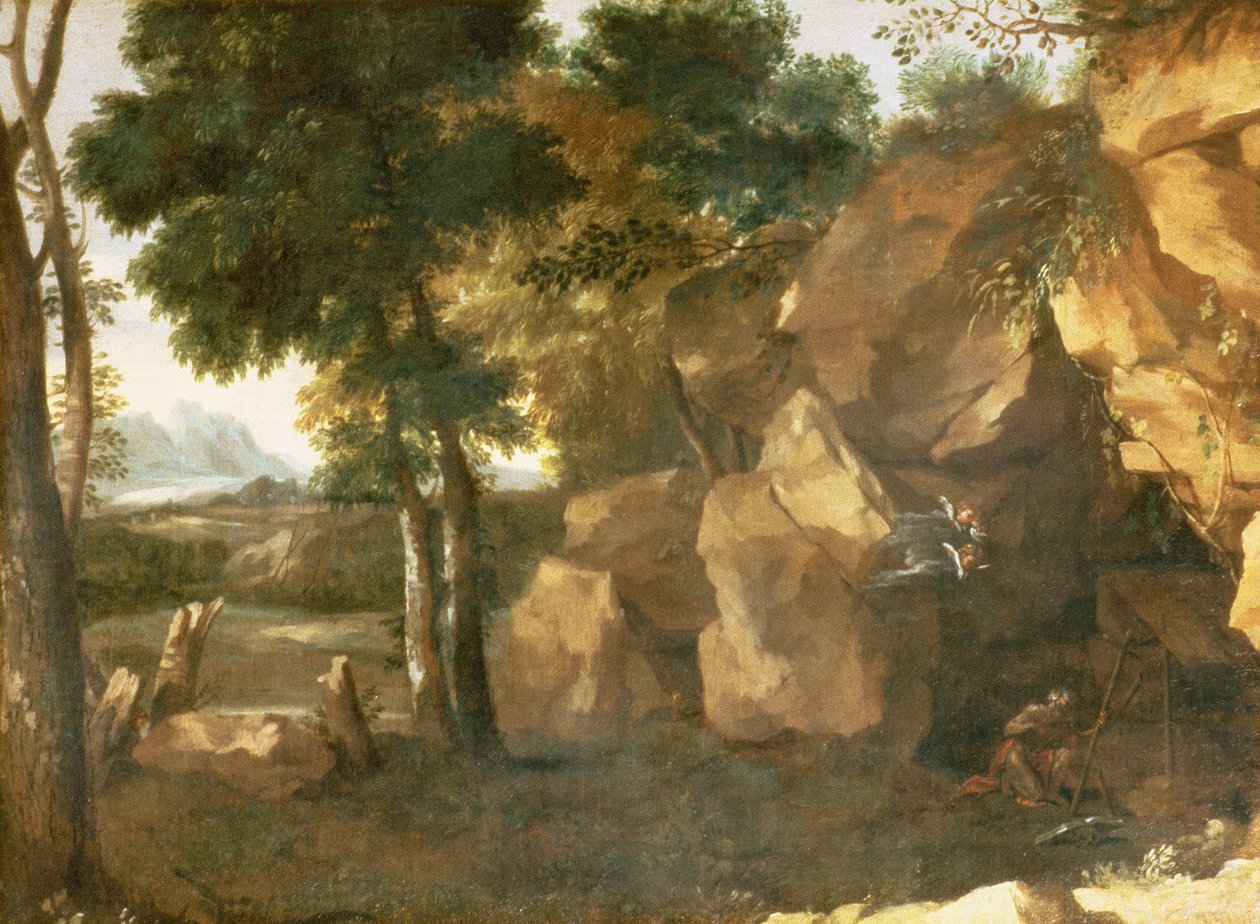Św. Jerome autorstwa Gaspard Poussin Dughet