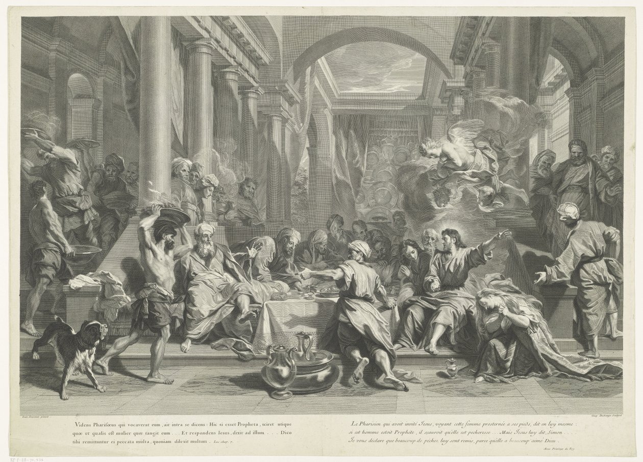 Chrystus w domu Szymona faryzeusza autorstwa Gaspard Duchange