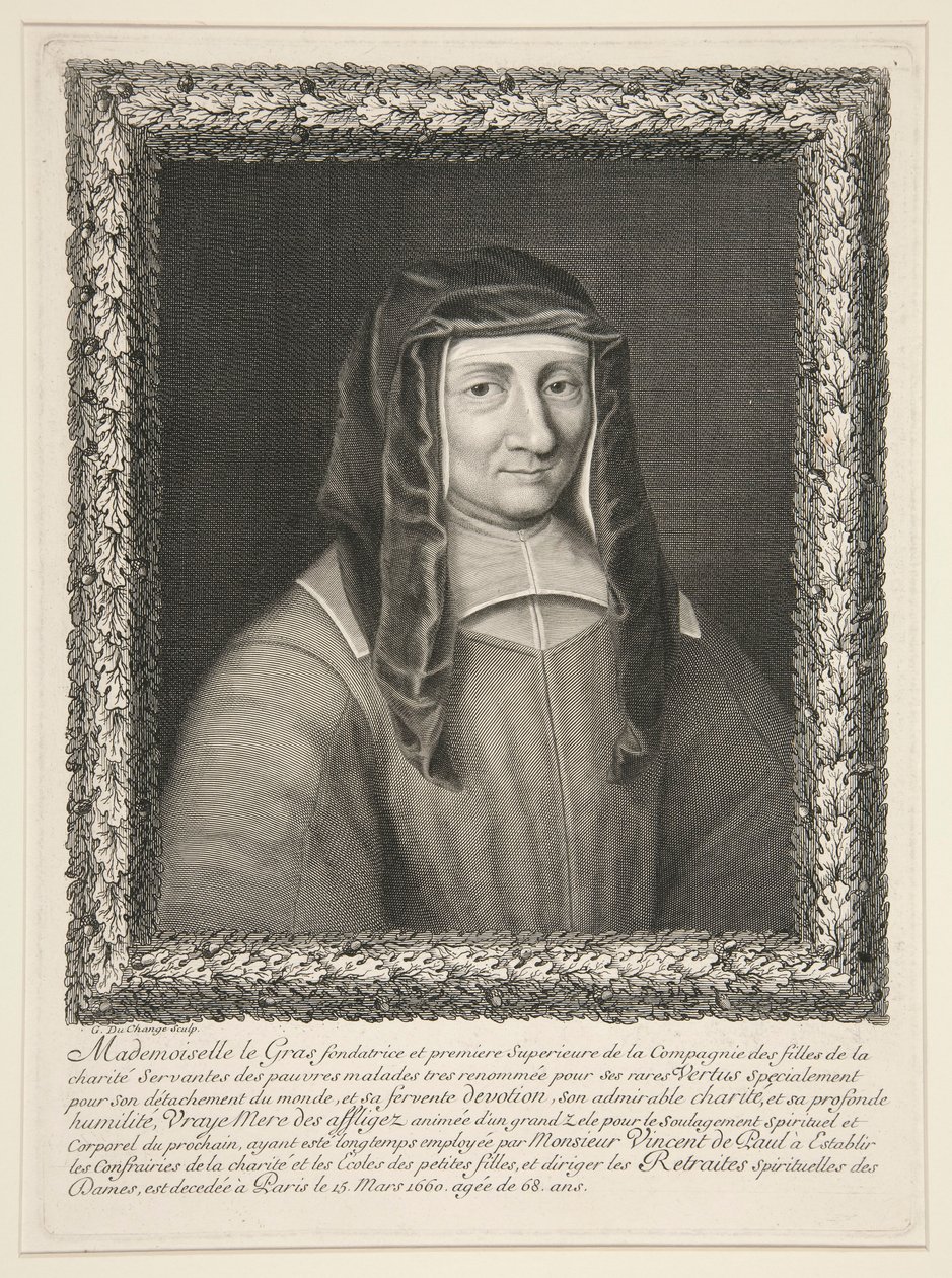 Pani Louise LeGras, urodzona w Marillac autorstwa Gaspard Duchange