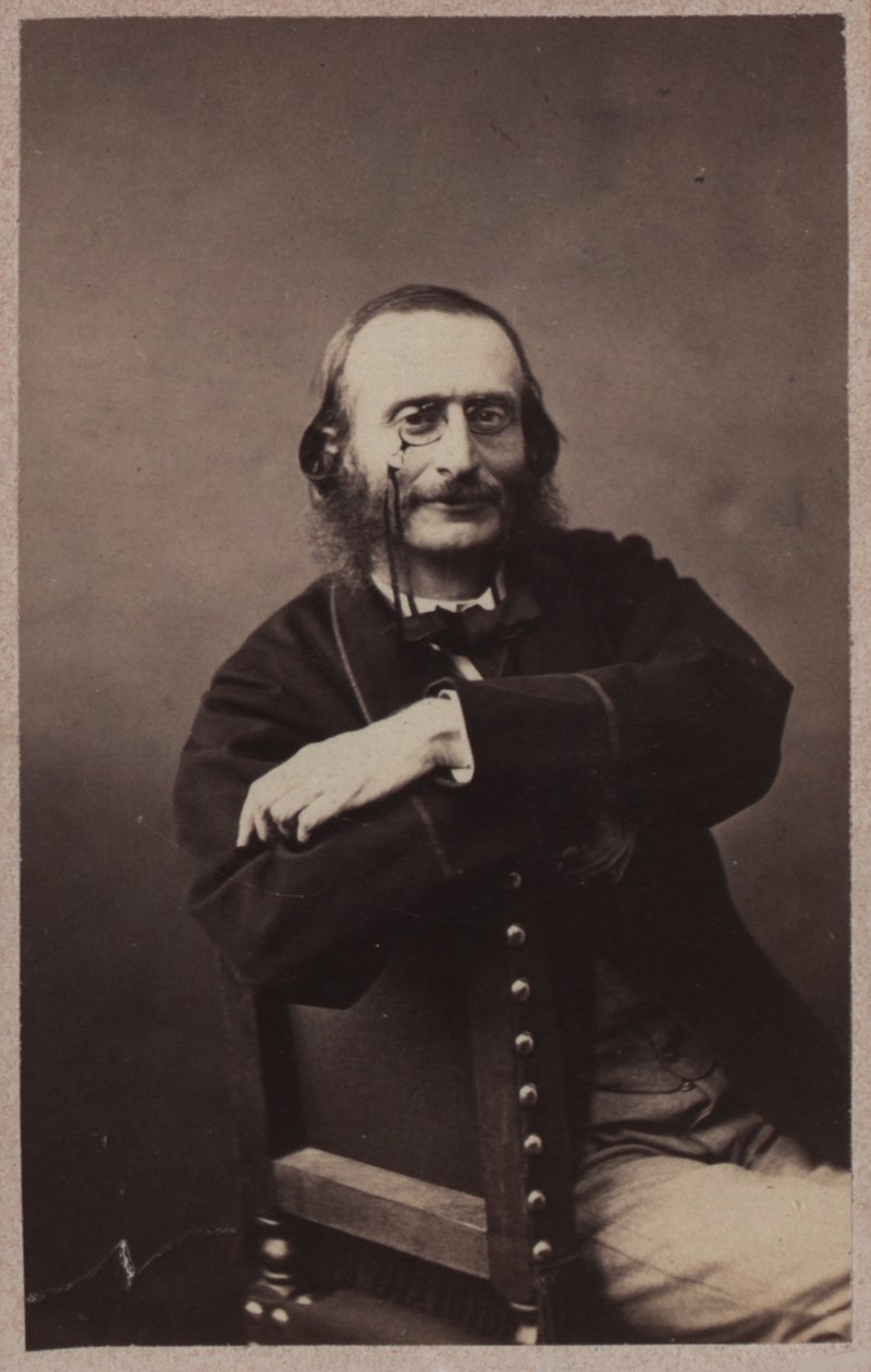 Portret Jacquesa Offenbacha 1819-1880, ok. 1860. autorstwa Gaspard Félix Nadar