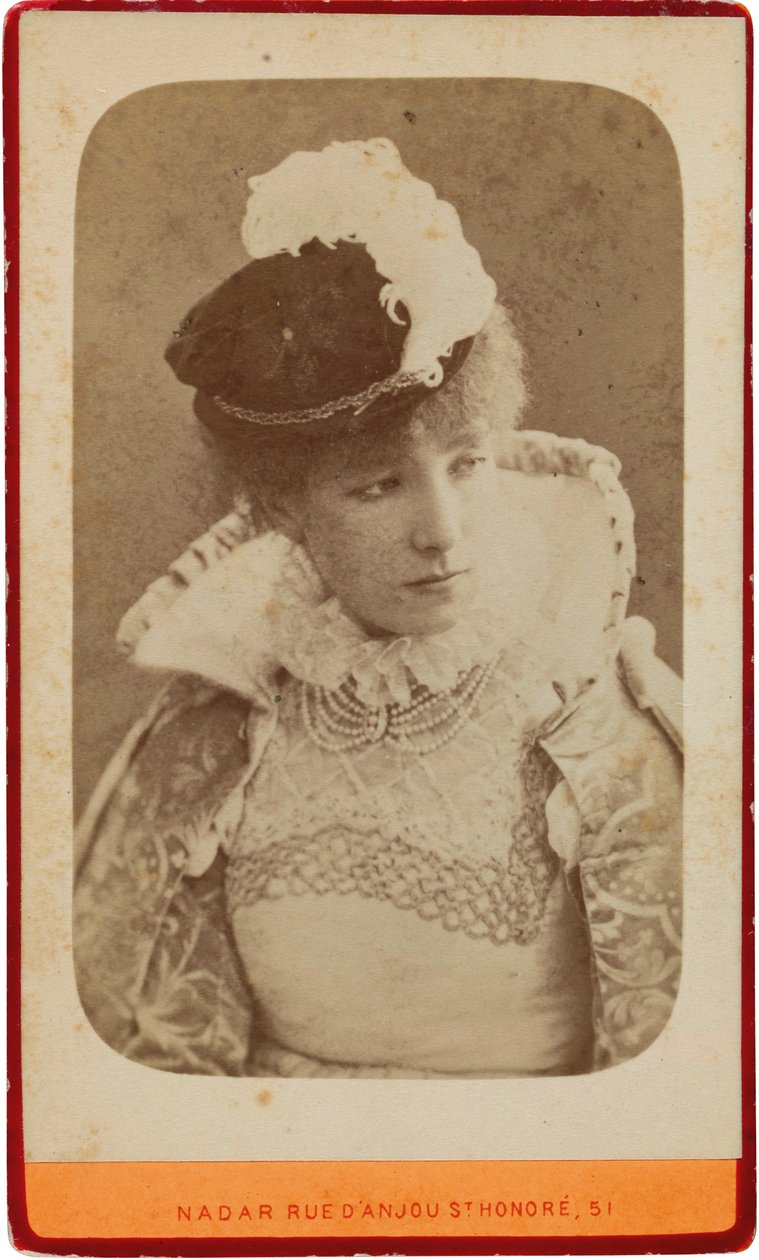 Portret Sary Bernhardt 1844-1923, ok. 1865. autorstwa Gaspard Félix Nadar