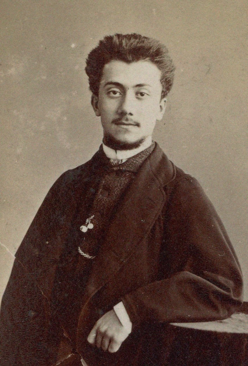 Portret kompozytora Alexandre Luigini 1850-1906. autorstwa Gaspard Félix Nadar