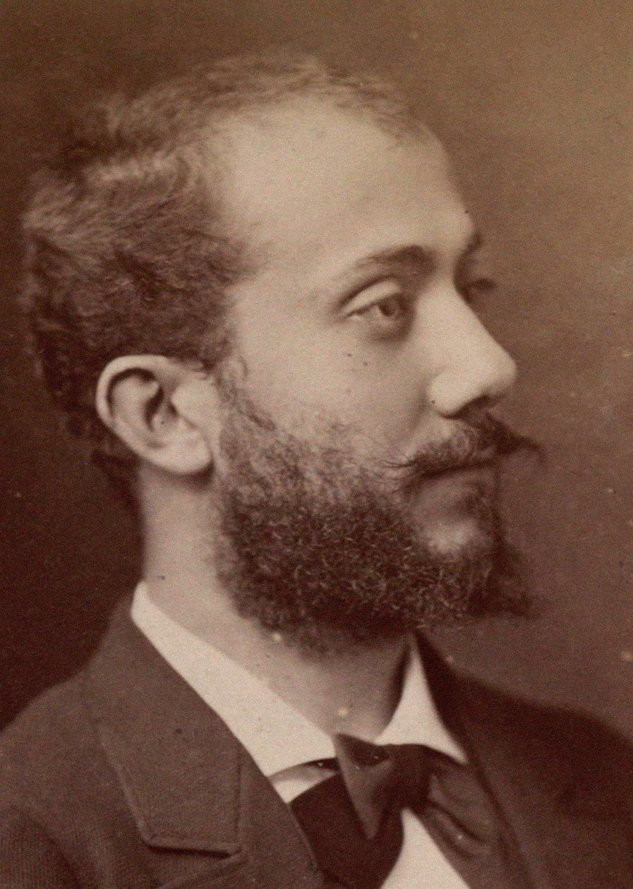 Portret kompozytora Alexandre Luigini 1850-1906 , 1900. autorstwa Gaspard Félix Nadar