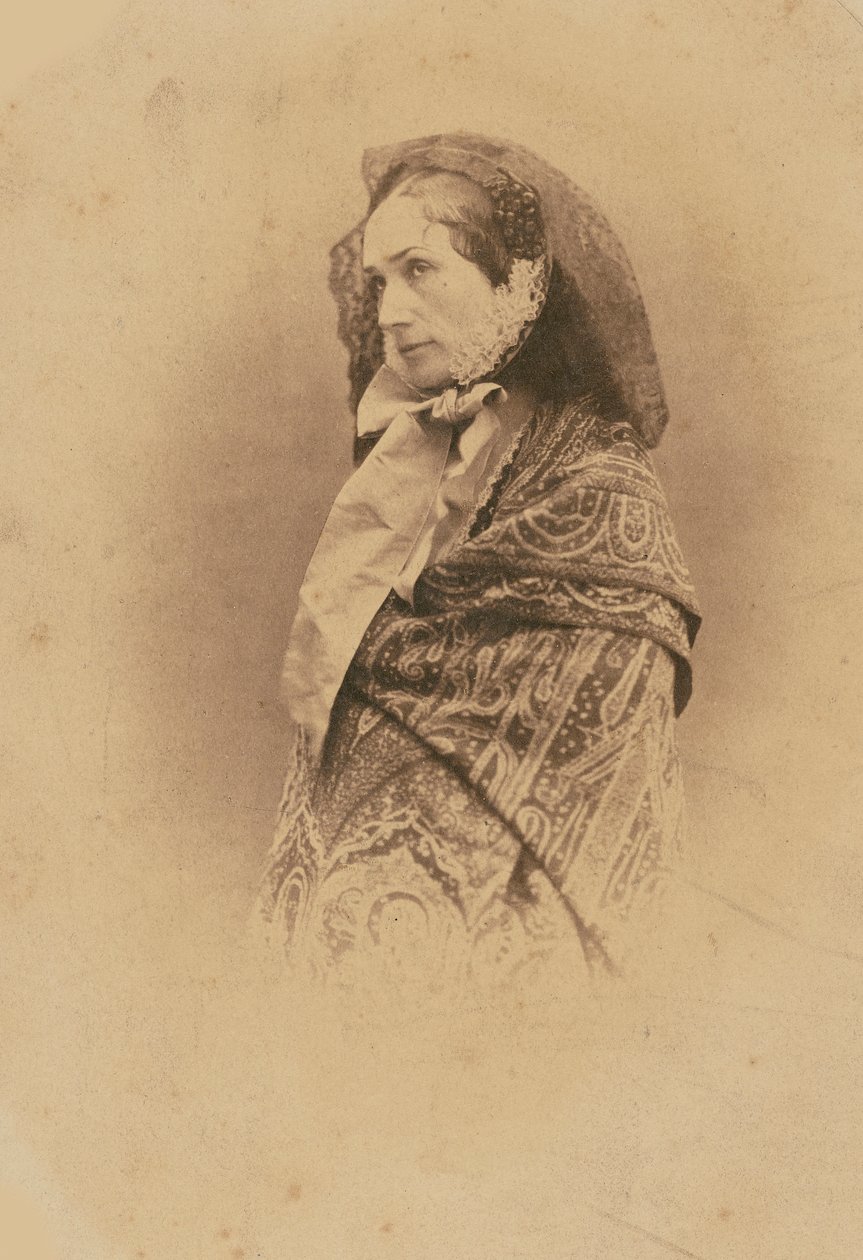 Portret śpiewaczki operowej Rosine Stoltz 1815-1903 , 1855-1859. autorstwa Gaspard Félix Nadar