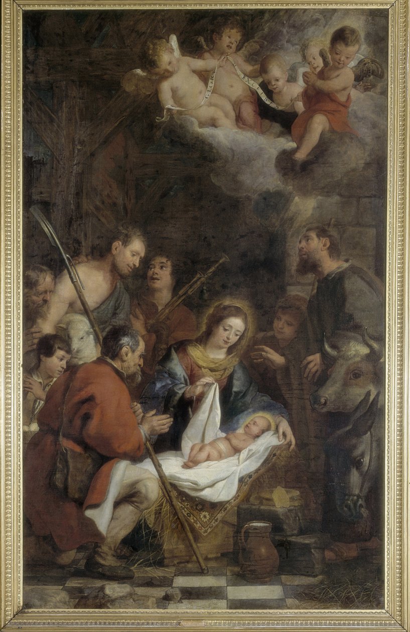 Adoracja pasterzy autorstwa Gaspard de Crayer