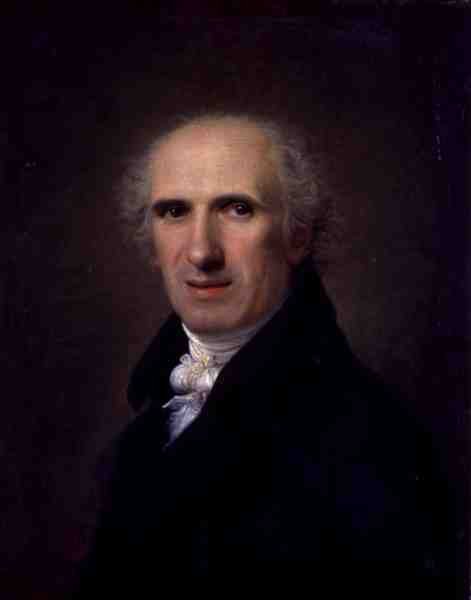 Portret Antonio Canovy (1757-1822) (olej na płótnie) autorstwa Gaspare Landi