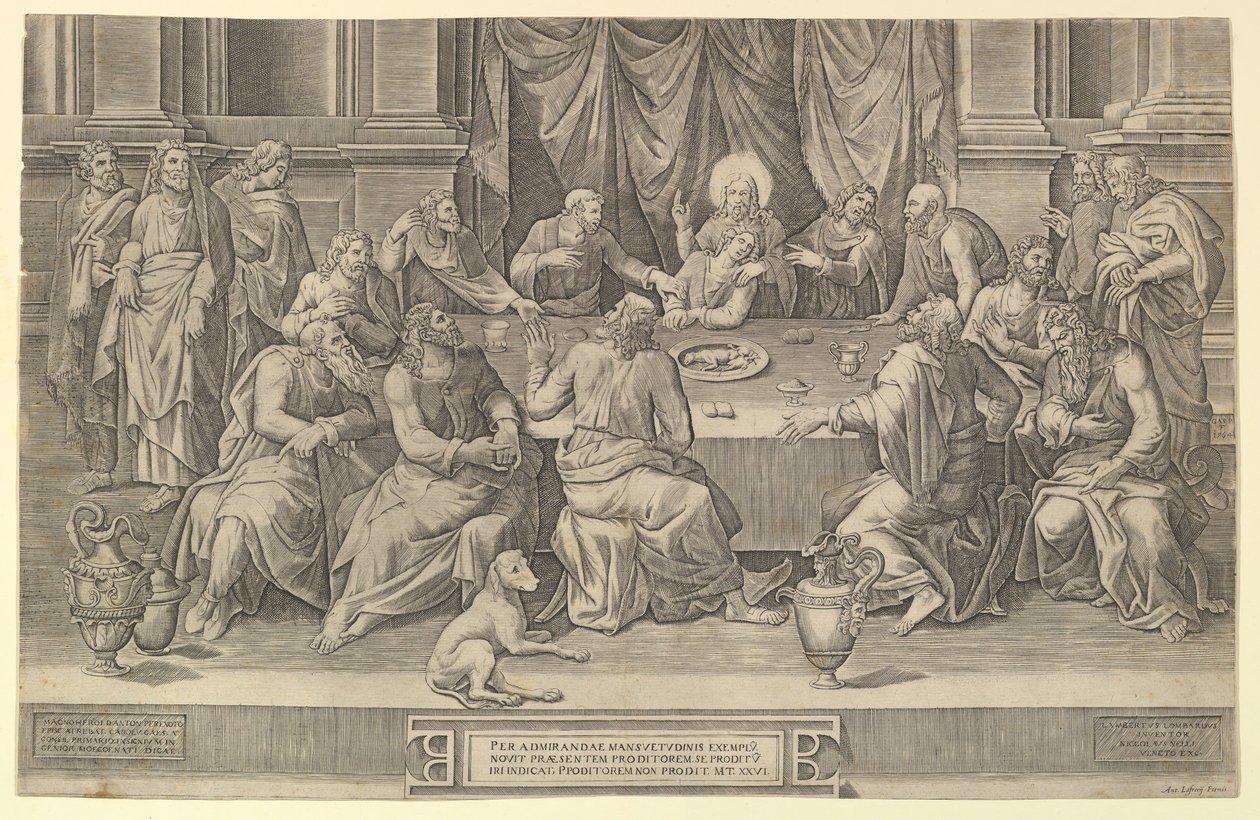 Ostatnia Wieczerza, 1564. autorstwa Gaspare Osello