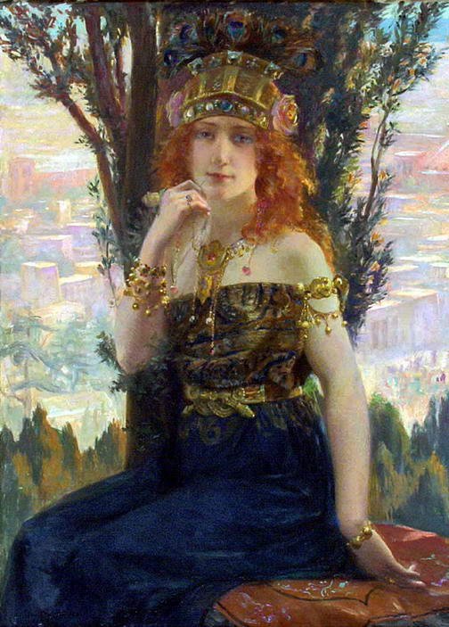 Helena z Troi autorstwa Gaston Bussiere