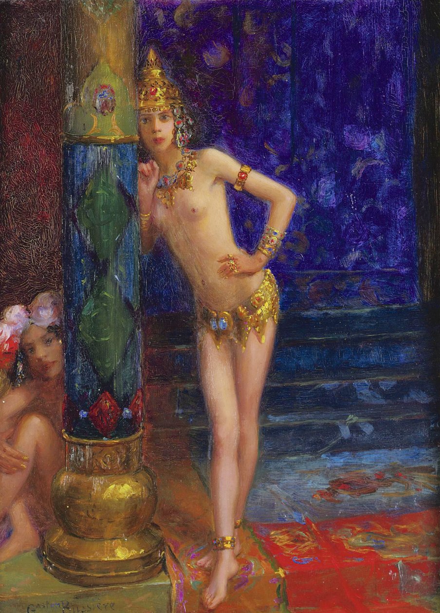 Dwóch tancerzy autorstwa Gaston Bussiere