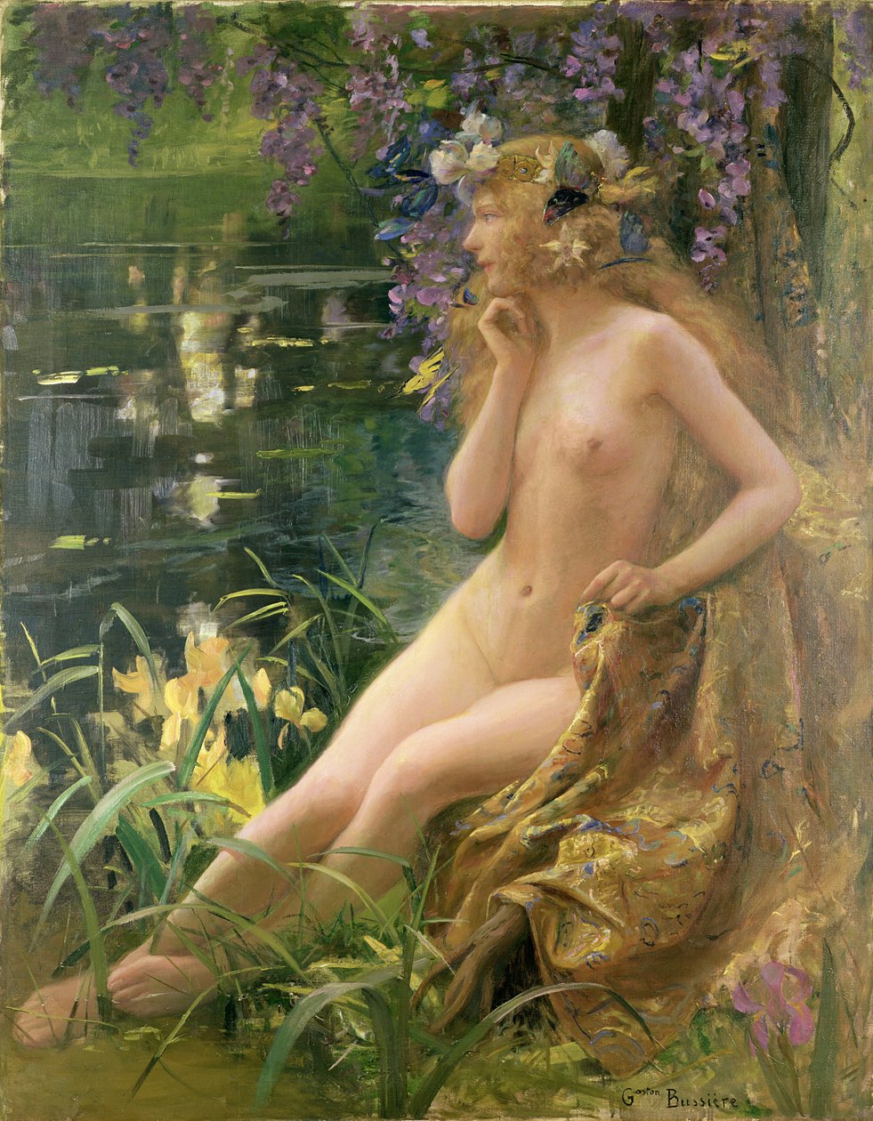 Nimfa wodna autorstwa Gaston Bussiere