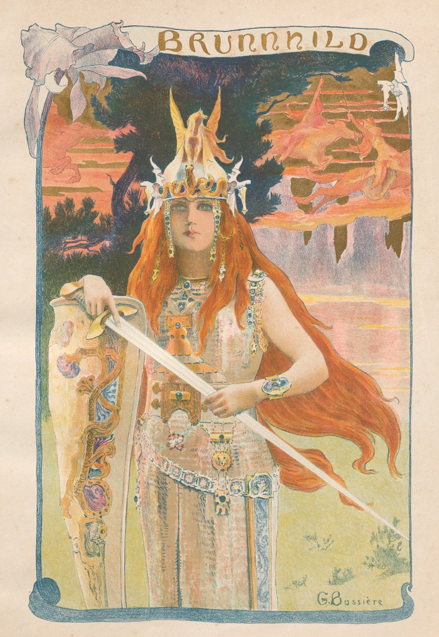 Brunhilda autorstwa Gaston Bussiere