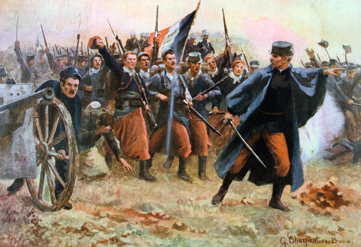 Te z 1914: W obliczu barbarzyńców, Francja, 1914. autorstwa Gaston Charpentier Bosio