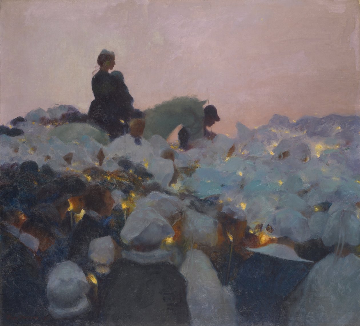 Ułaskawienie w Bretanii autorstwa Gaston La Touche
