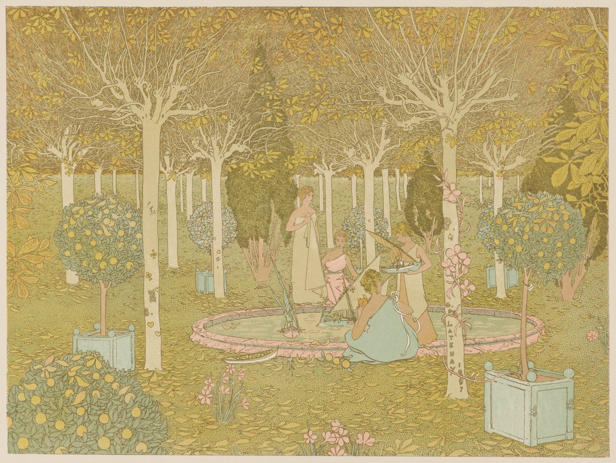 Park, 1897. autorstwa Gaston de Latenay