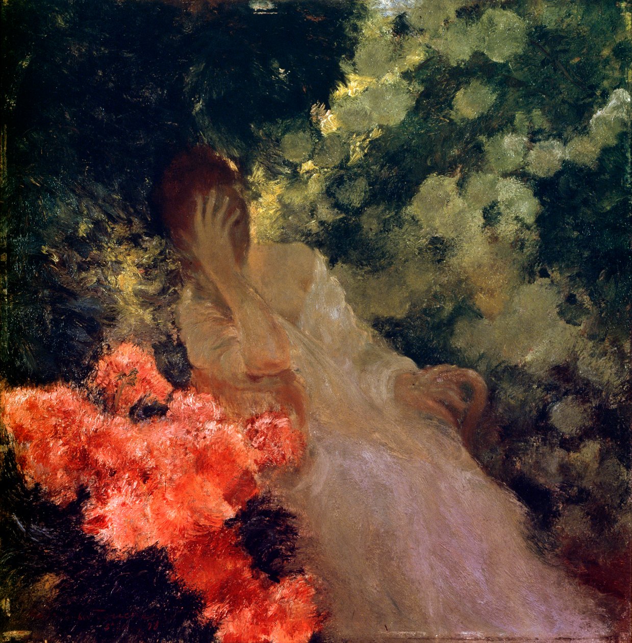 W ogrodzie, 1898. autorstwa Gaston de Latouche