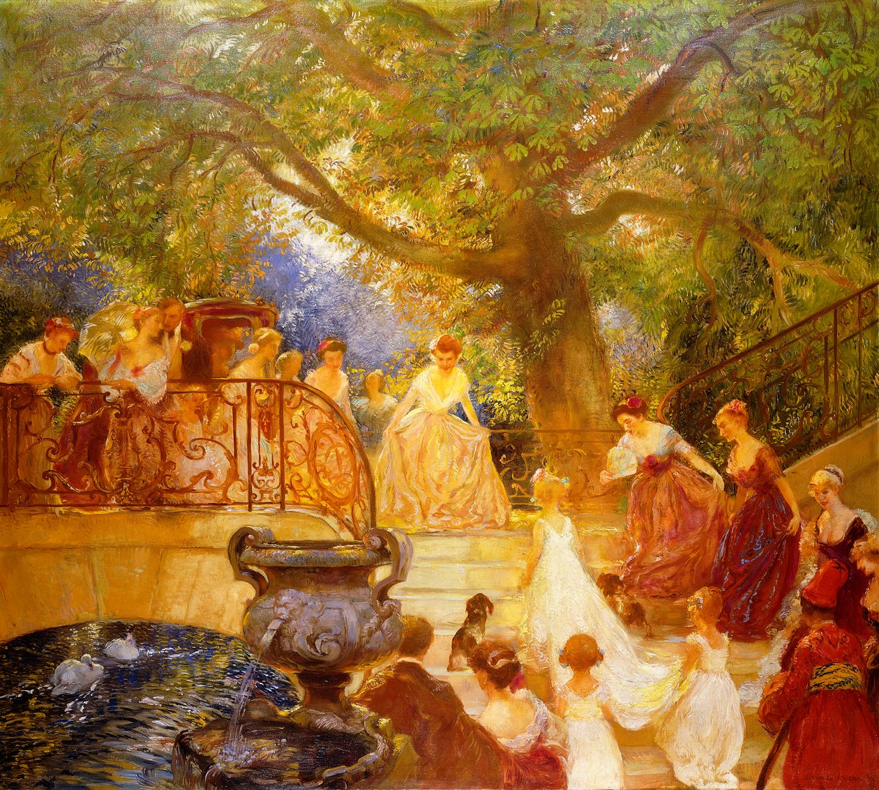 Wizyta Księżniczki Królewskiej, autorstwa Gaston de Latouche
