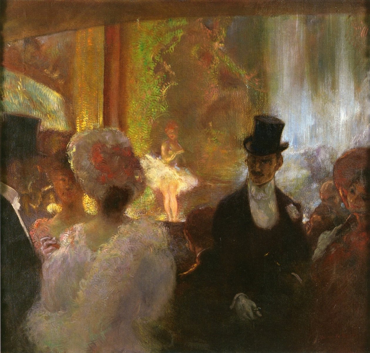 W sali muzycznej autorstwa Gaston de la Touche