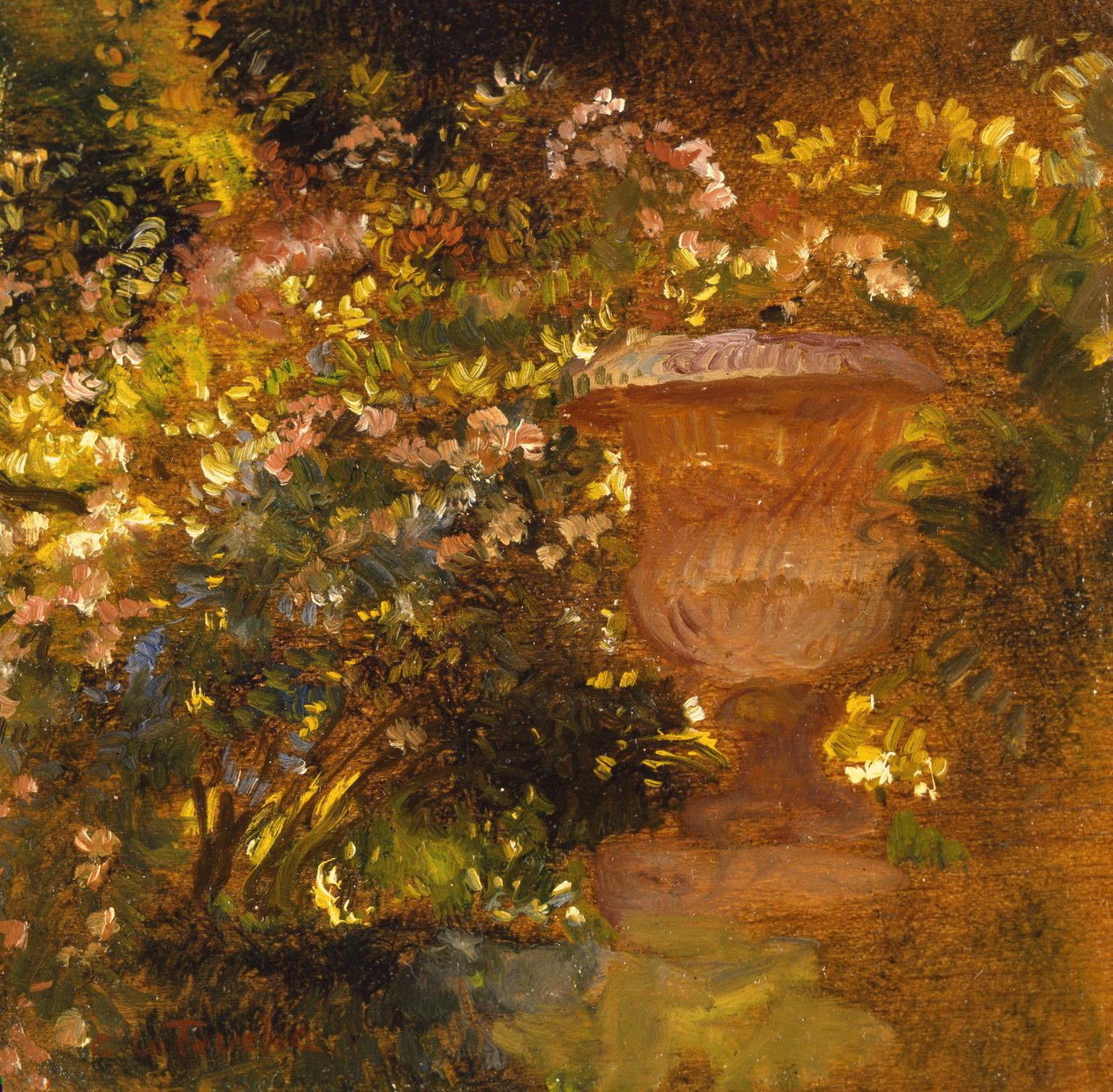Scena ogrodowa autorstwa Gaston de la Touche