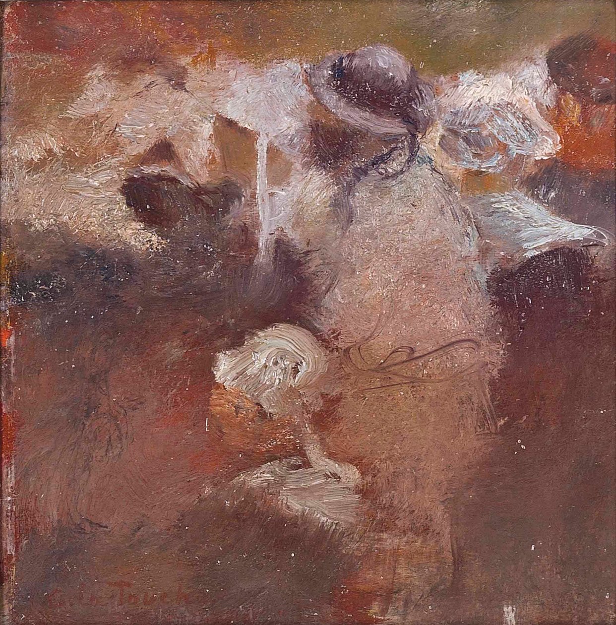 Szkic postaci w Bretanii autorstwa Gaston de la Touche