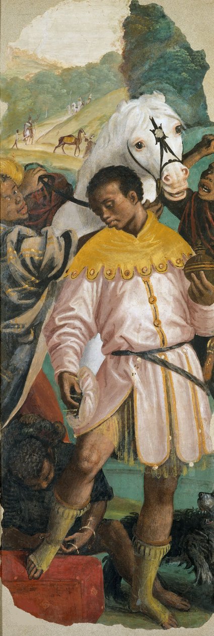Panel Adoracja Trzech Króli, 1541-1542. autorstwa Gaudenzio Ferrari