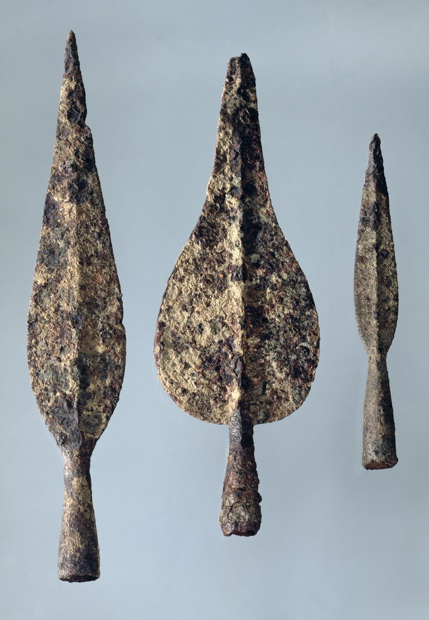 Lance and Javelin Heads, 475-300 pne (brąz) autorstwa Gaulish