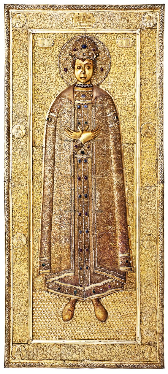 Relikwiarz carewicza Dymitra, 1628–1630 autorstwa Gavrila, Ovdokimov