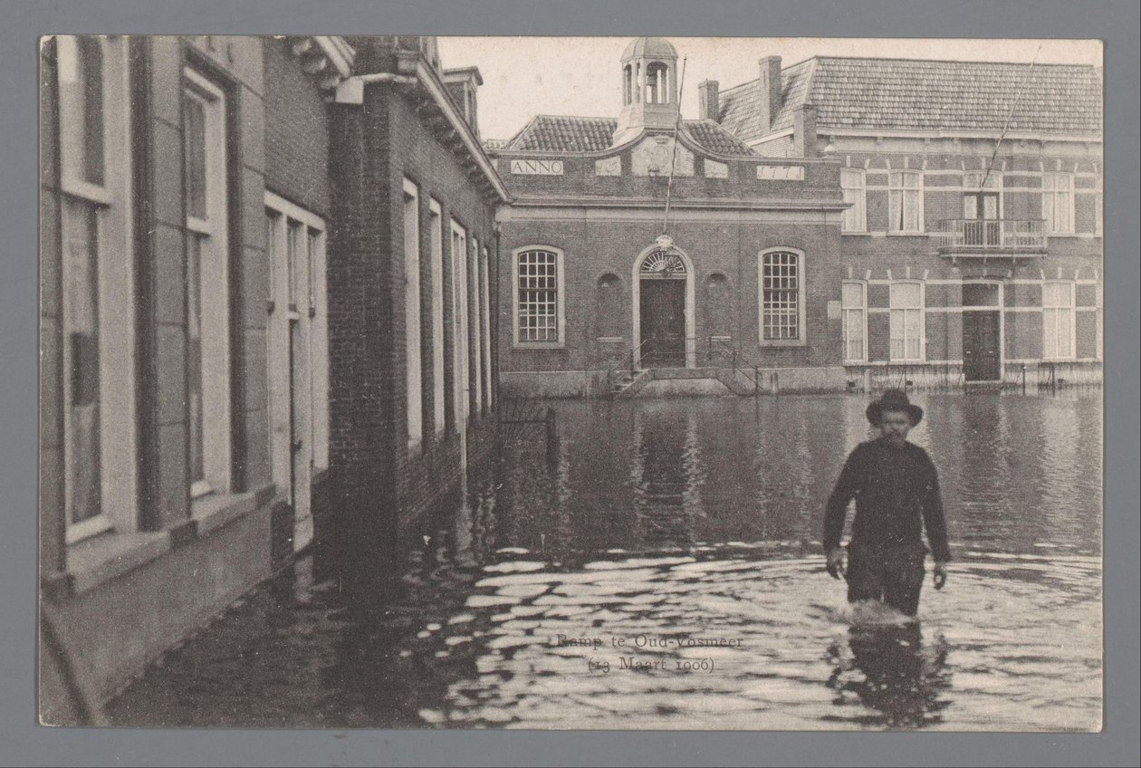 Katastrofa w Oud-Vossemeer 13 marca 1906 r. autorstwa Gebroeders van Straaten