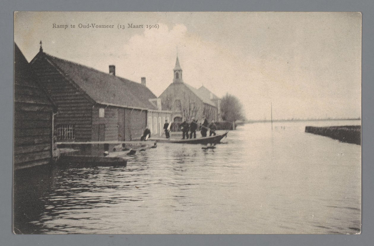 Katastrofa w Oud-Vossemeer 13 marca 1906 r. autorstwa Gebroeders van Straaten