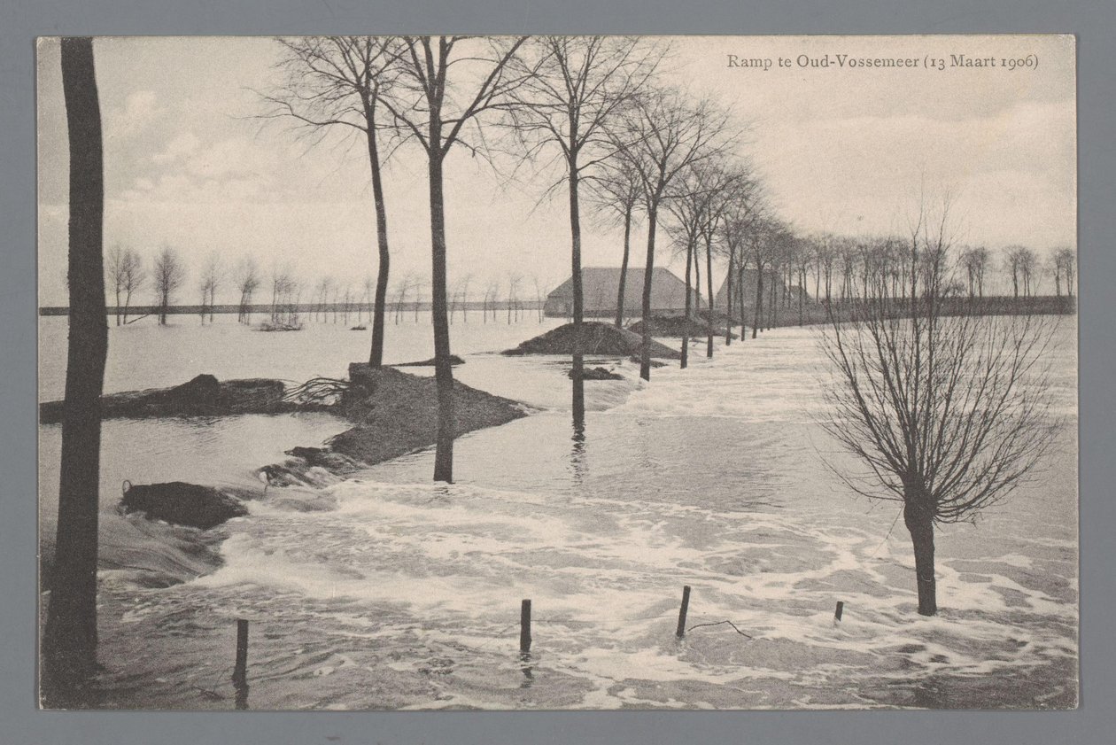 Katastrofa w Oud-Vossemeer 13 marca 1906 r. autorstwa Gebroeders van Straaten