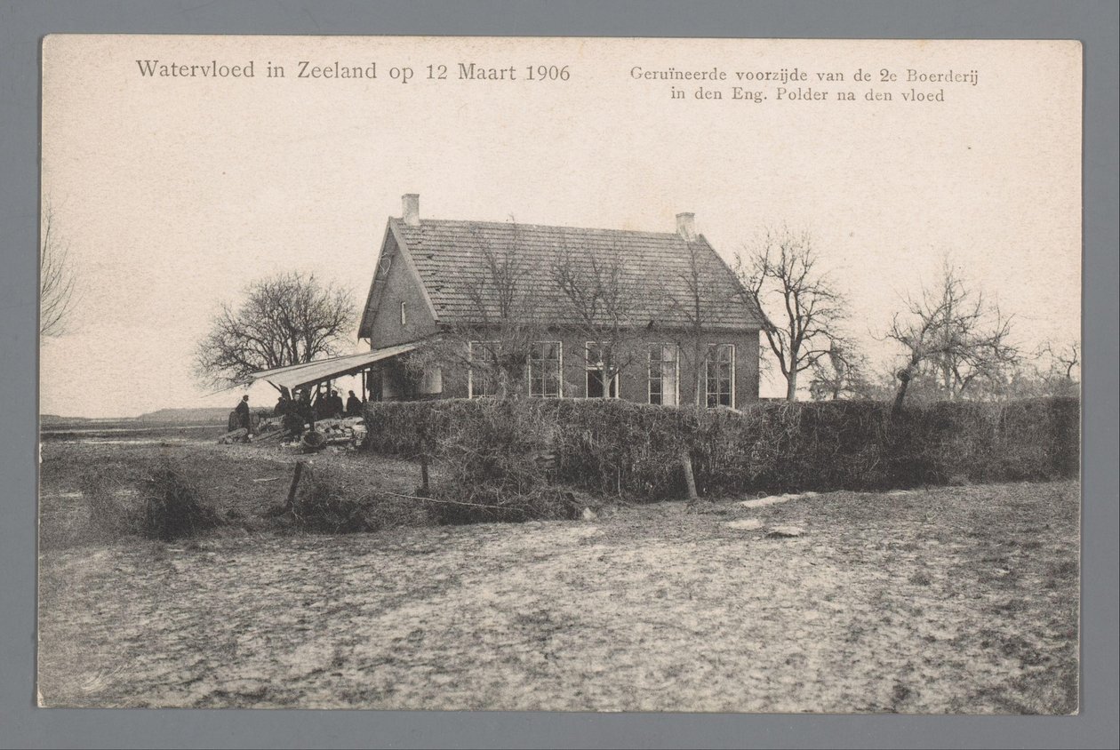 Powódź w Zelandii w dniu 12 marca 1906 r. autorstwa Gebroeders van Straaten