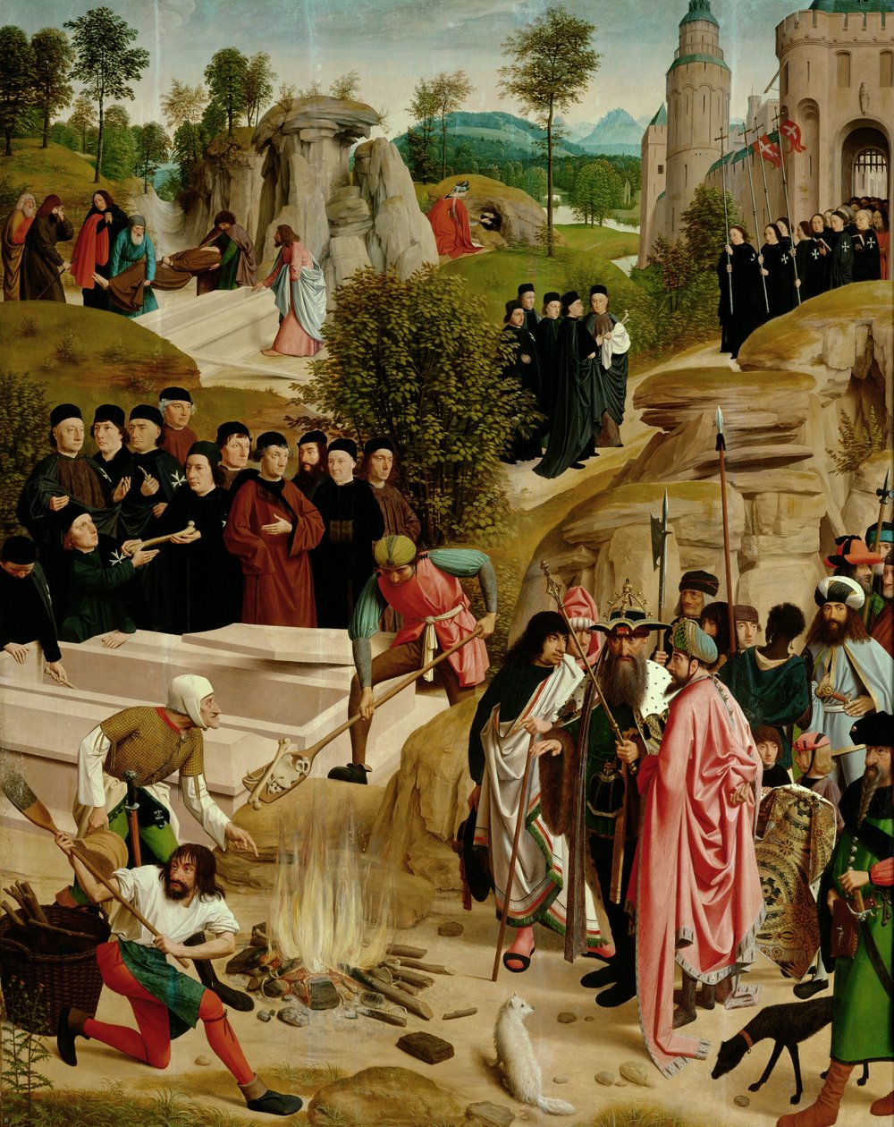 Legenda o relikwiach św. Jana Chrzciciela autorstwa Geertgen Tot sint Jans