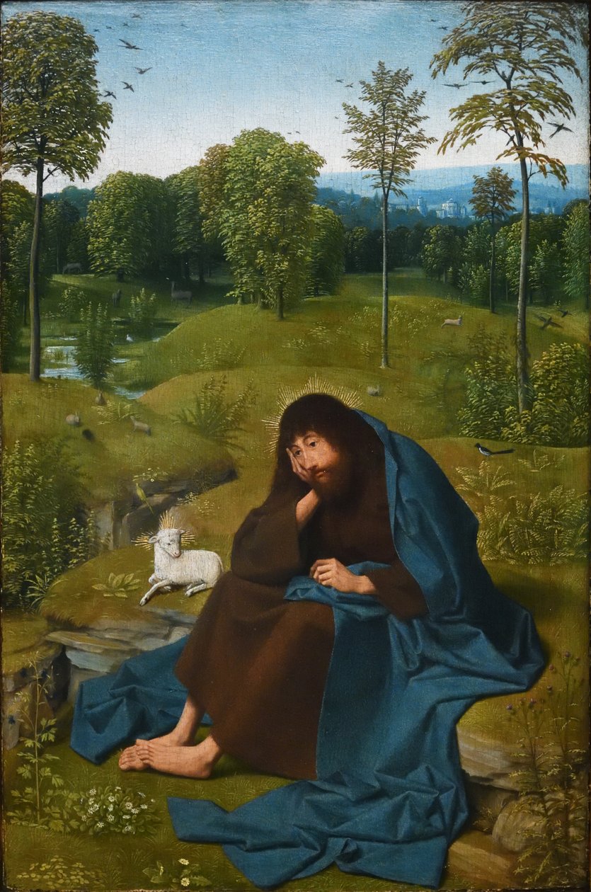 Jan Chrzciciel na pustyni autorstwa Geertgen Tot sint Jans