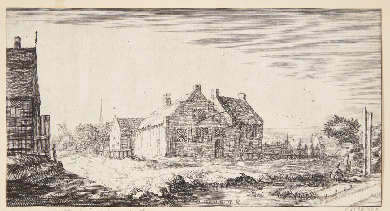 Domhuset i Ouderkerk aan de Amstel autorstwa Geertruyt Roghman