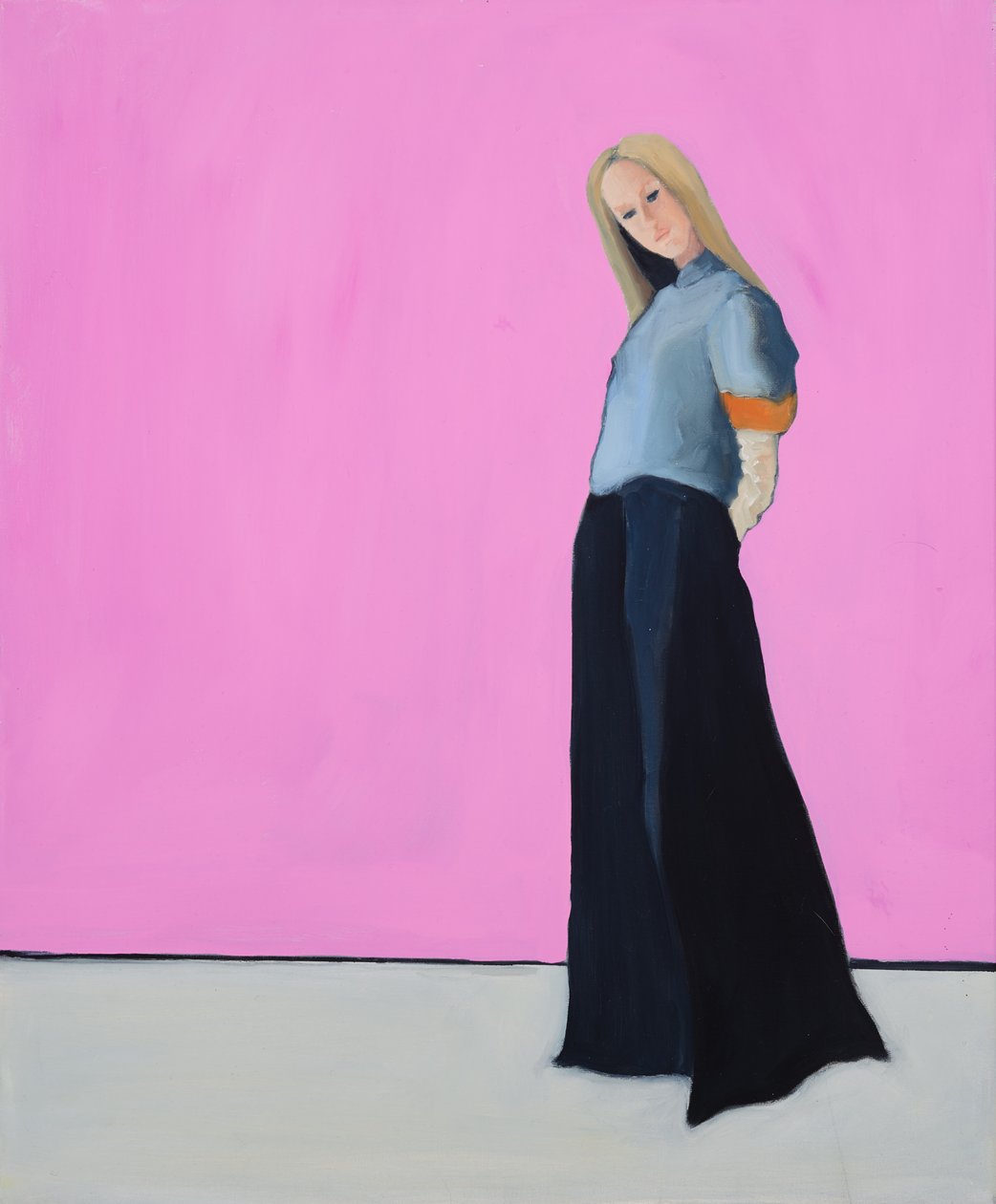 Jane, 2016 (olej na płótnie) autorstwa Genevieve French