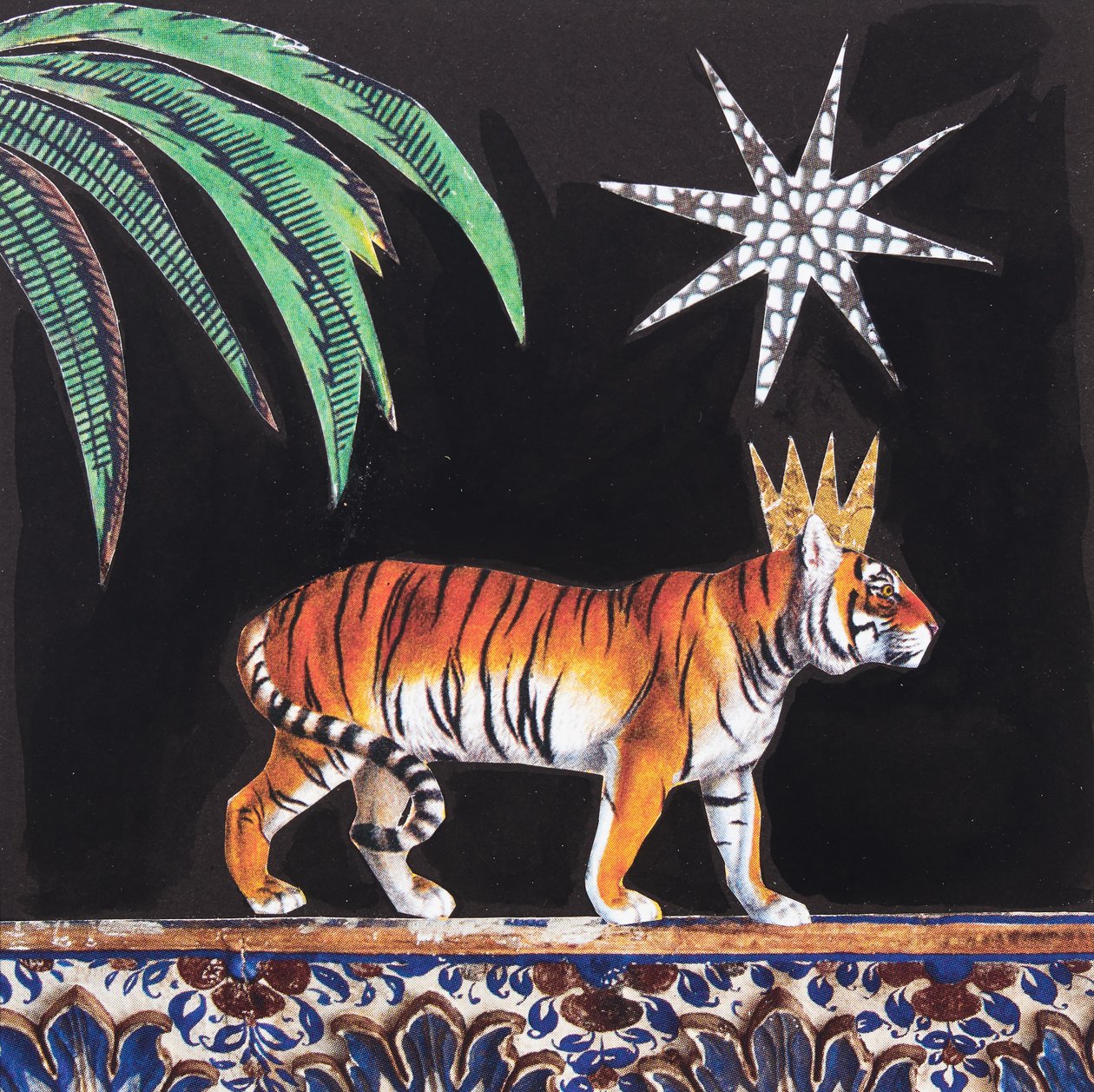 King Tiger (kolaż) autorstwa Genevieve French