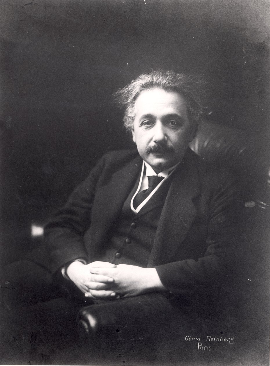 Albert Einstein (1879-1955) ok. 1922 autorstwa Genia Reinberg