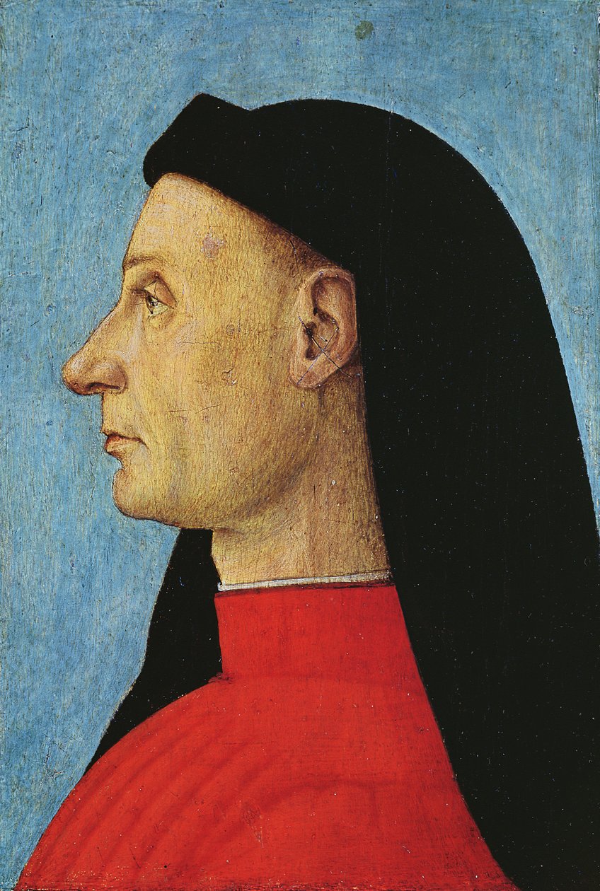 Portret mężczyzny autorstwa Gentile Bellini