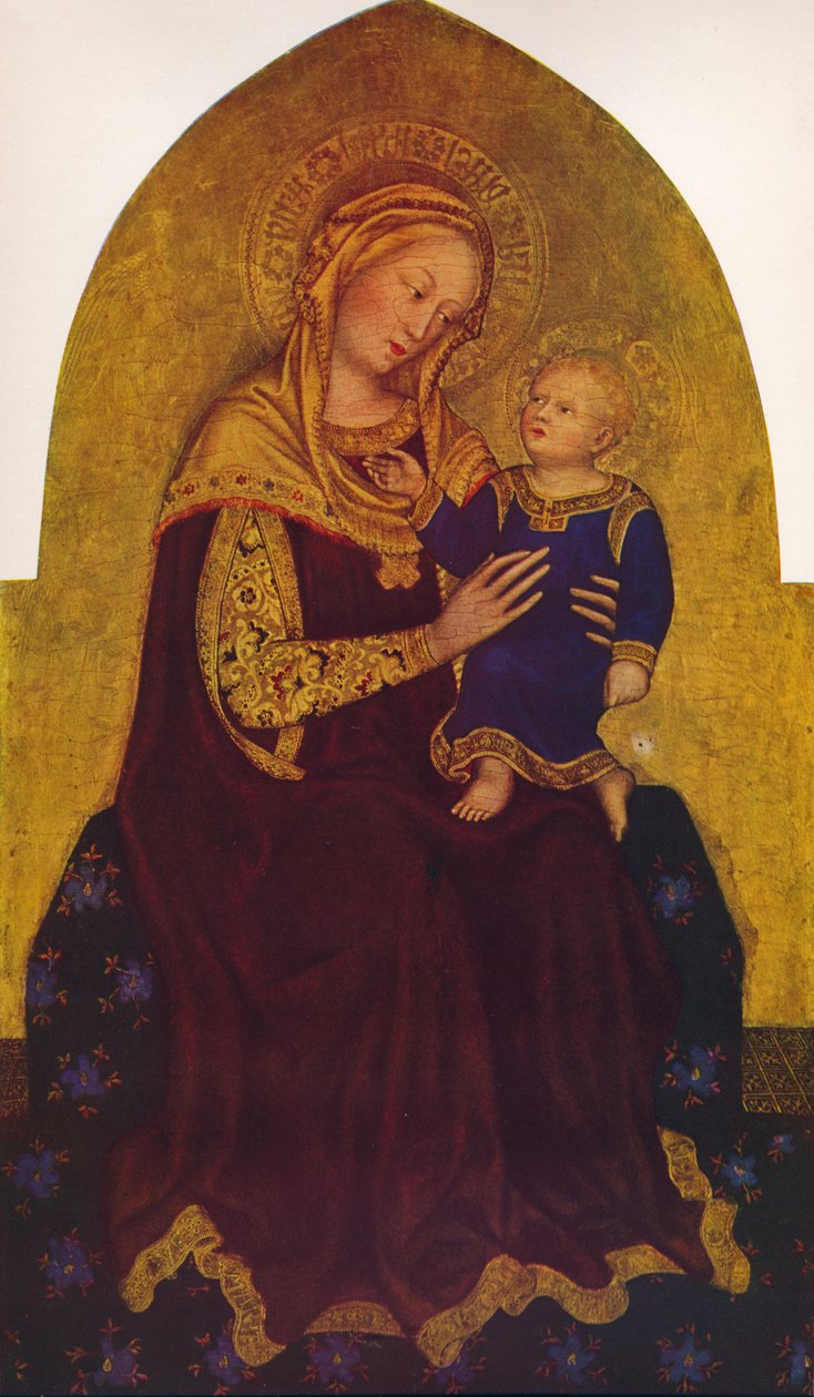 Madonna z Dzieciątkiem, c1420 autorstwa Gentile da Fabriano