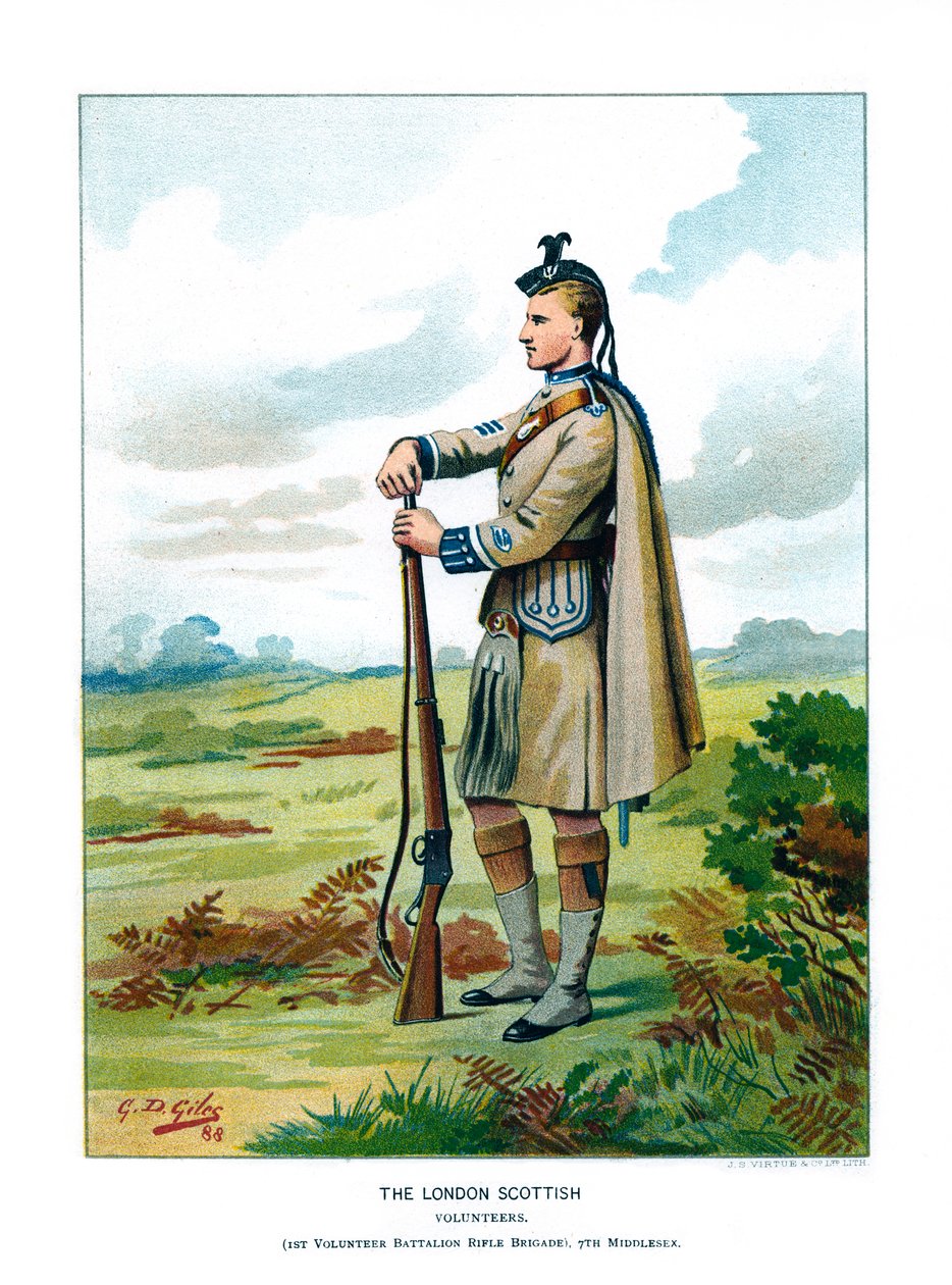 Szkocki londyński, c1890. autorstwa Geoffrey Douglas Giles