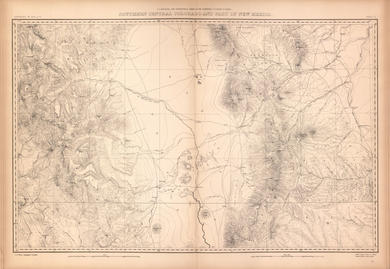 Atlas geologiczny i geograficzny Kolorado i części sąsiednich terytoriów autorstwa Geological And Geographical Survey Of The Territories