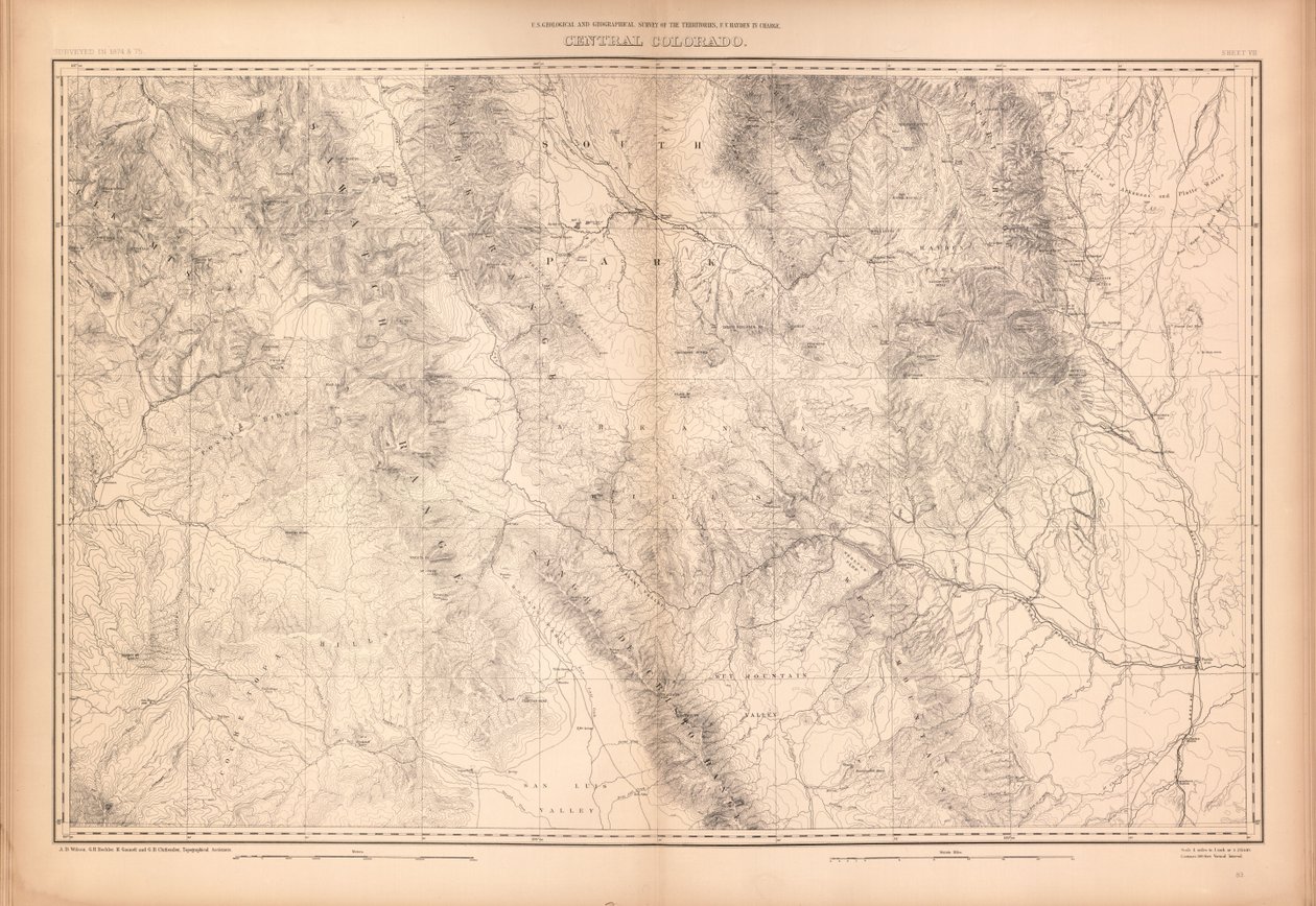 Atlas geologiczny i geograficzny Kolorado i części sąsiednich terytoriów autorstwa Geological And Geographical Survey Of The Territories
