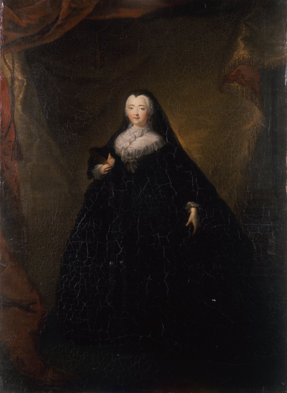 Cesarzowa Elżbieta w Czarnym Domino, 1748 autorstwa Georg Christoph Grooth