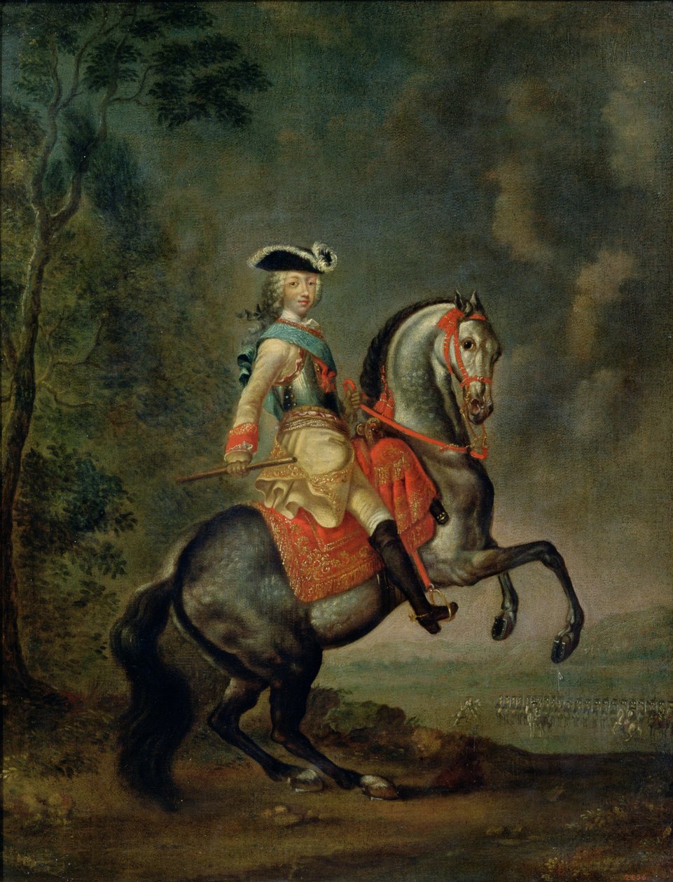 د لوی ډیوک پیټر III (1728-62) پولی انځور autorstwa Georg Christoph Grooth
