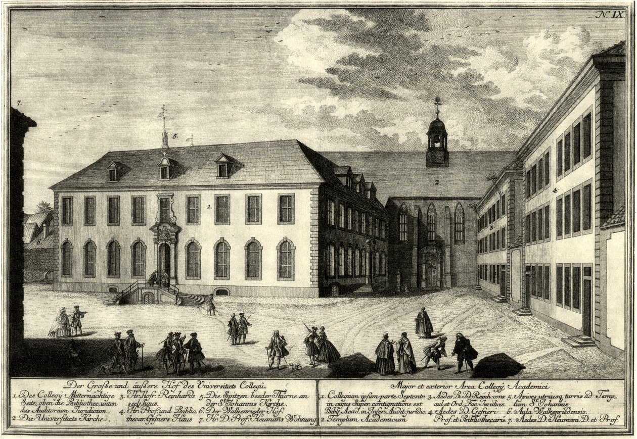 Uniwersytet w Getyndze autorstwa Georg Daniel Heumann