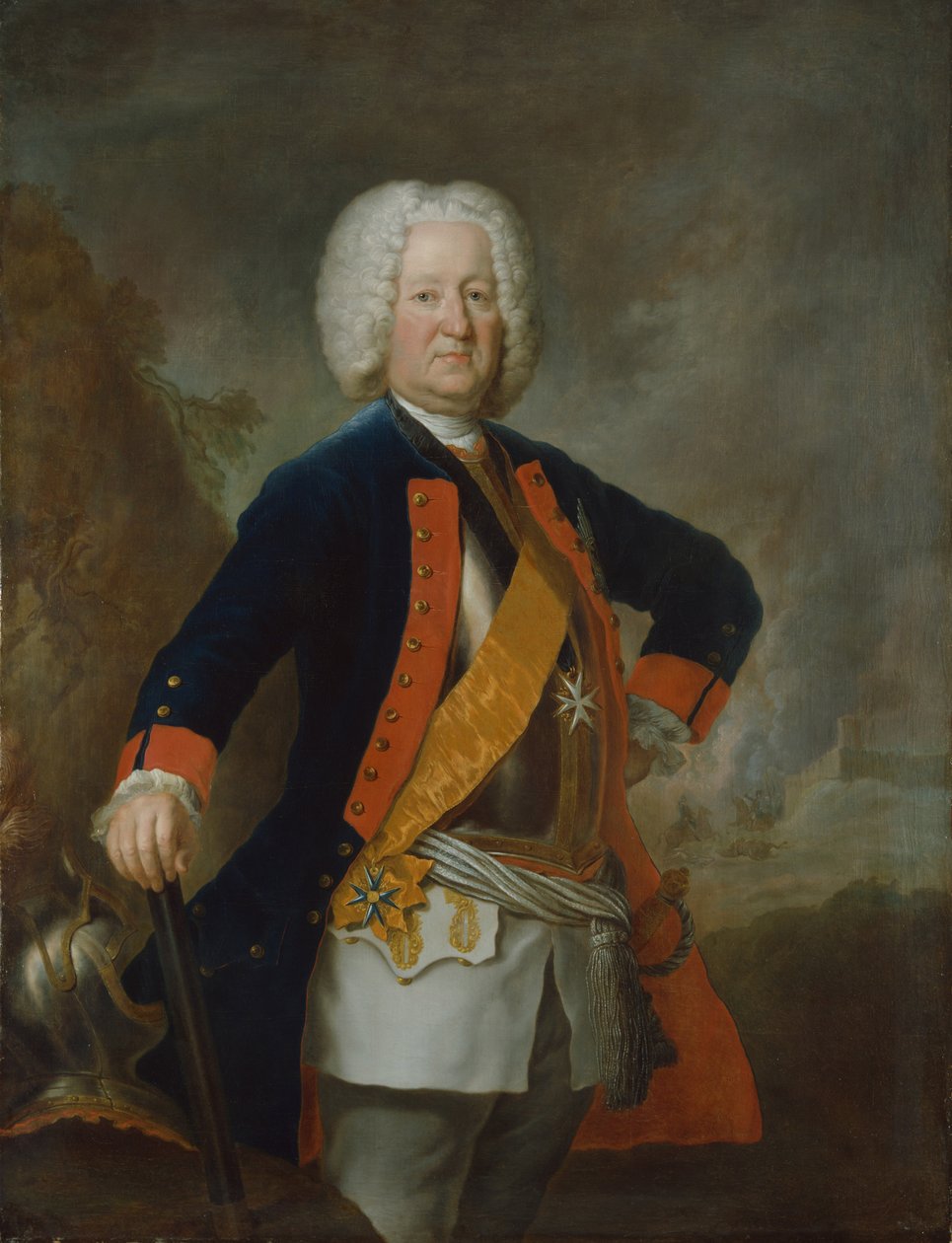 Feldmarszałek hrabia Finck von Finckenstein autorstwa Georg David Matthieu