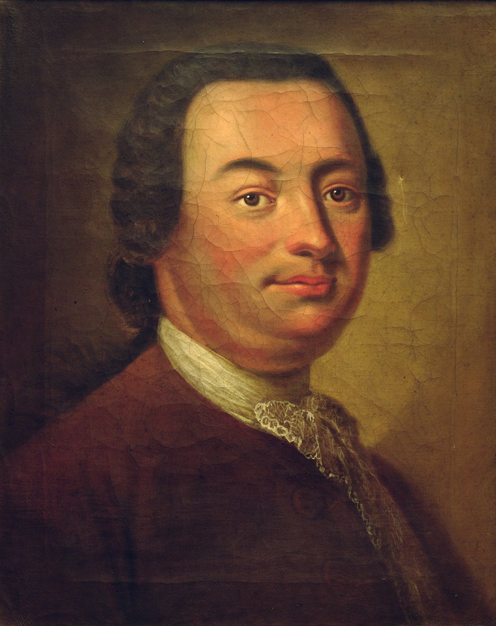 Portret mężczyzny, 1774 autorstwa Georg David Matthieu