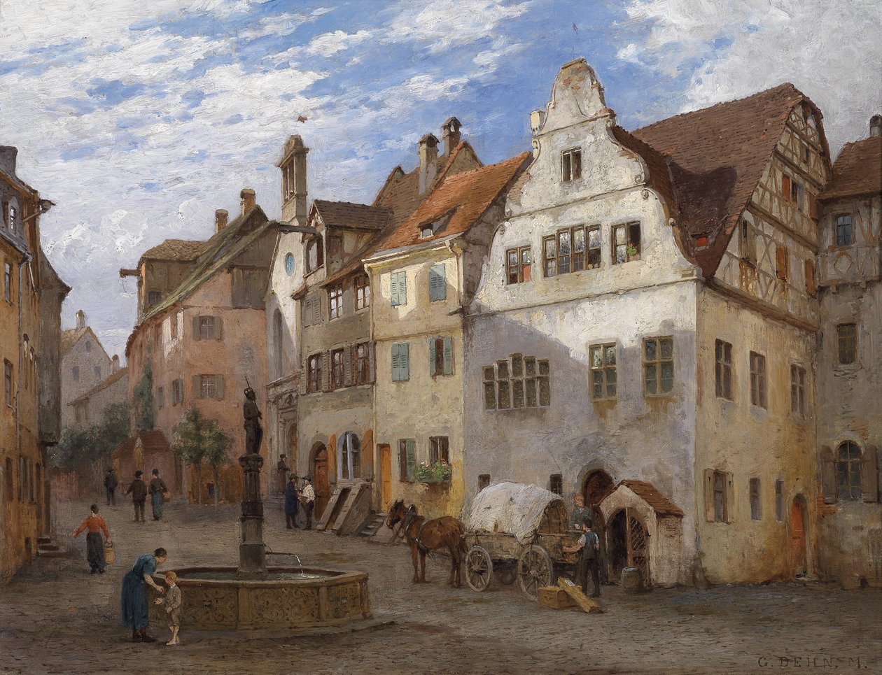 Altstadtgässchen autorstwa Georg Dehn