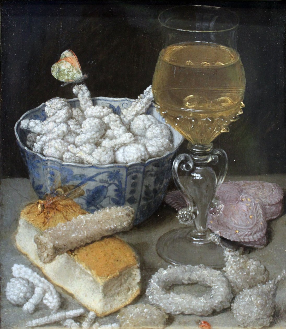 Martwa natura z chlebem i bakaliami autorstwa Georg Flegel